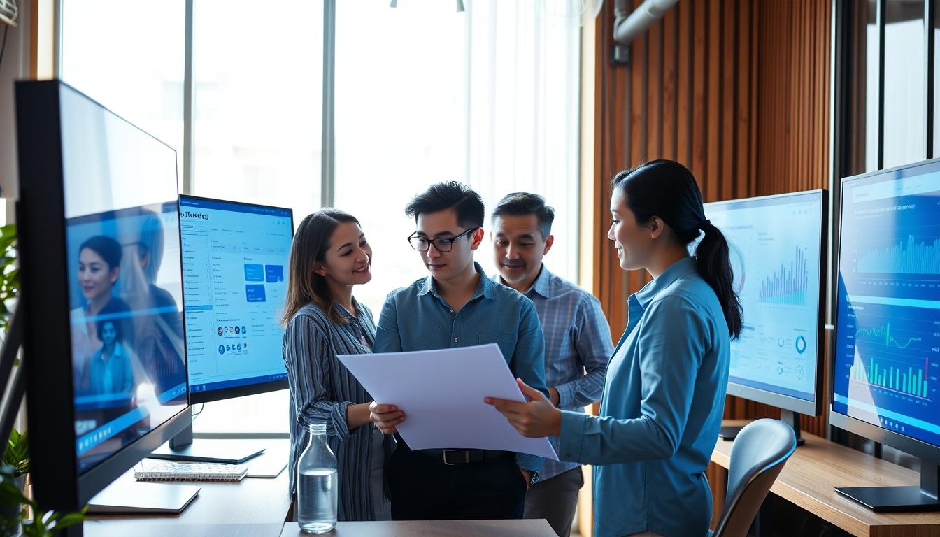 Business software planning session